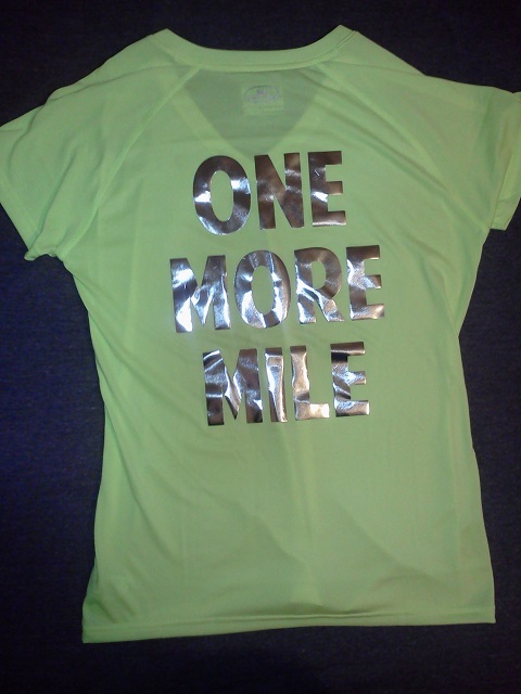 Race Day Shirt - One More Mile