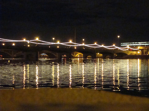 Tempe AZ - Tempe Town Lake 10th Birthday by Dean Ouellette from Flickr (Creative Commons License)