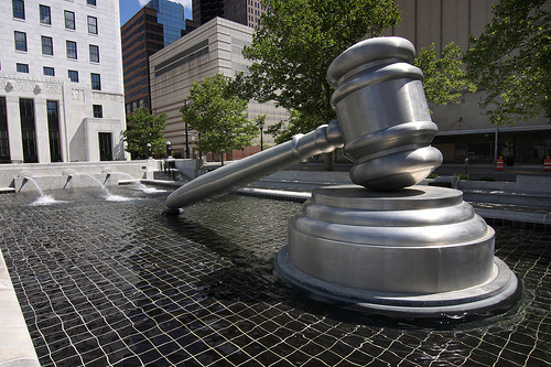 Giant Gavel by Sam Howzit from Flickr (Creative Commons License)