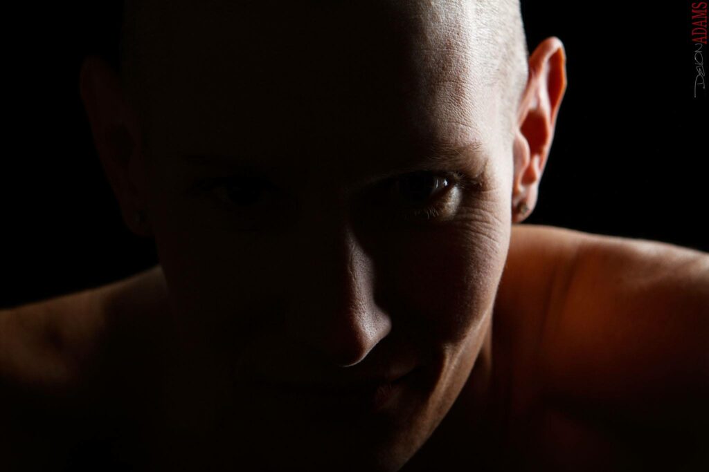 In case you missed it, I shaved my head. Photo by Devon Christopher Adams